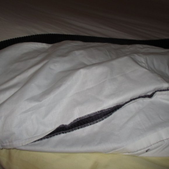 Custom made new designer bed skirt corduroy king purple model home - Picture 10 of 14